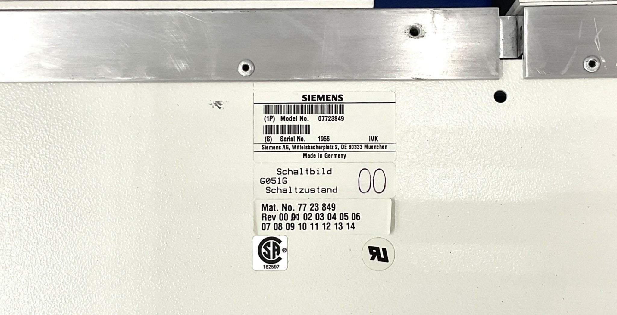 Catapult Bucky DIG 16# (07723849/7723849 SIEMENS