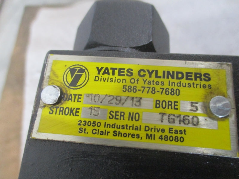 YATES CYLINDER 5" BORE 15" STROKE NSNP