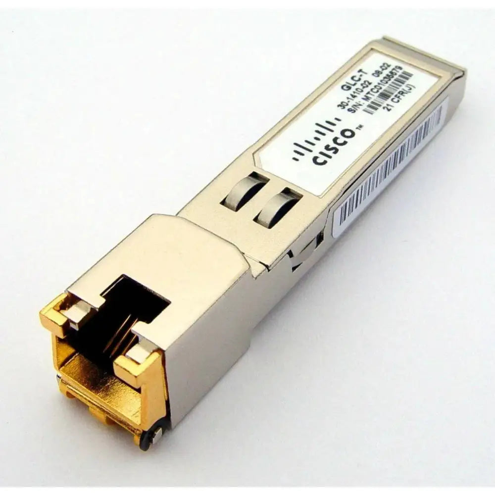 Cisco GLC-T 1000BASE-T SFP Copper RJ-45 Transceiver Module - Refurbished