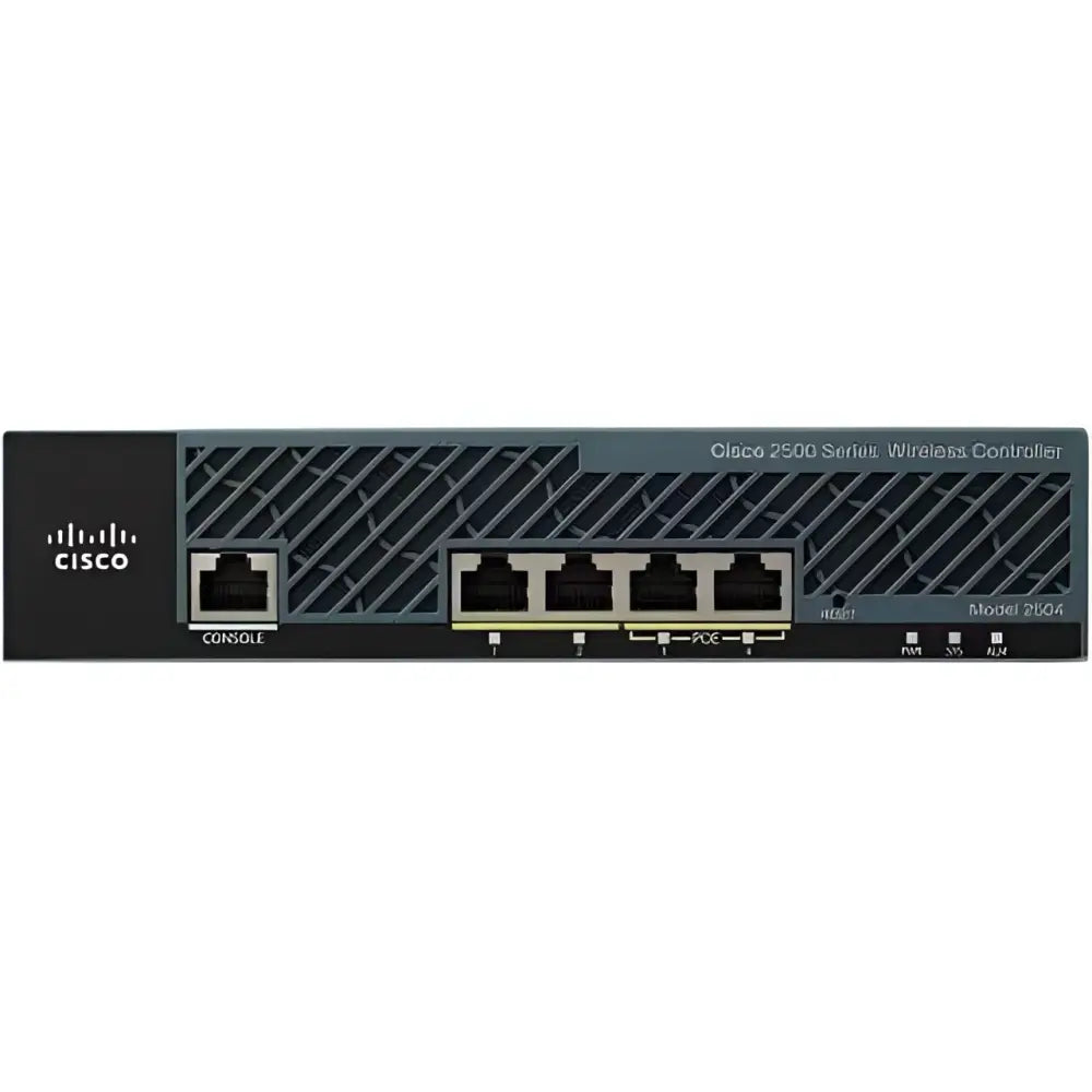 Cisco 2504 Wireless Controller 5 AP AIR-CT2504-5-K9 4-Port GigE 802.11n - Refurbished
