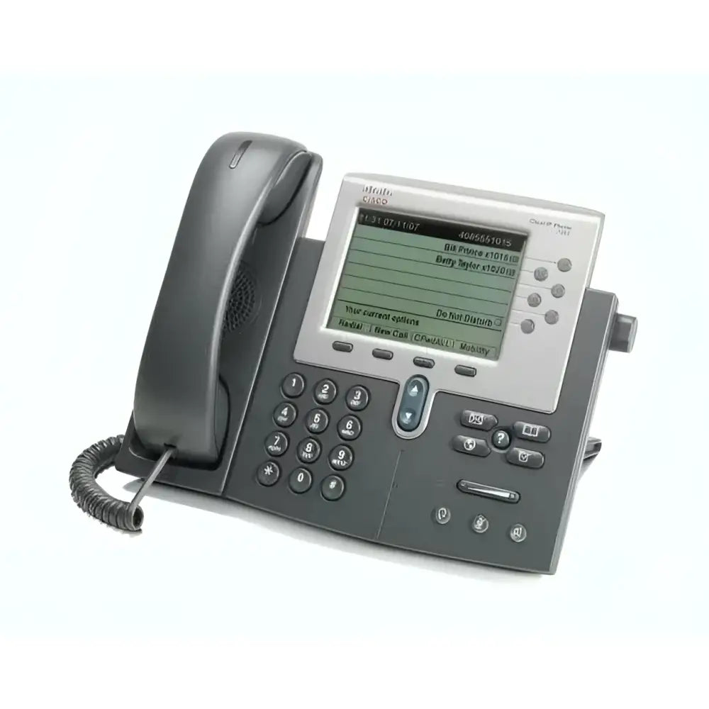 Cisco CP-7962G Unified IP Phone 7962G 6-Line VoIP Phone with PoE - Refurbished