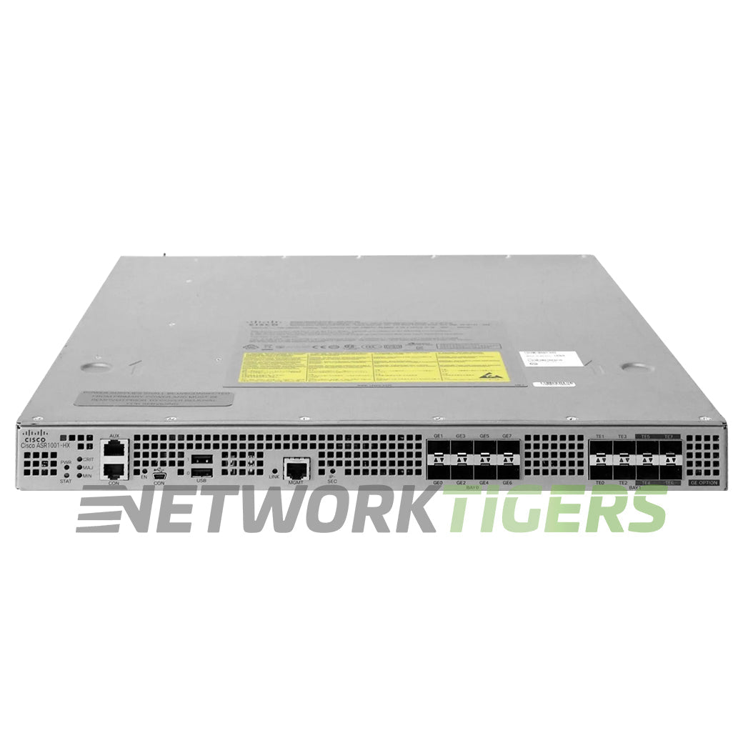 NEW Cisco ASR1001-HX ASR 1000 Series 8x 1GB SFP 8x 10GB SFP+ Router
