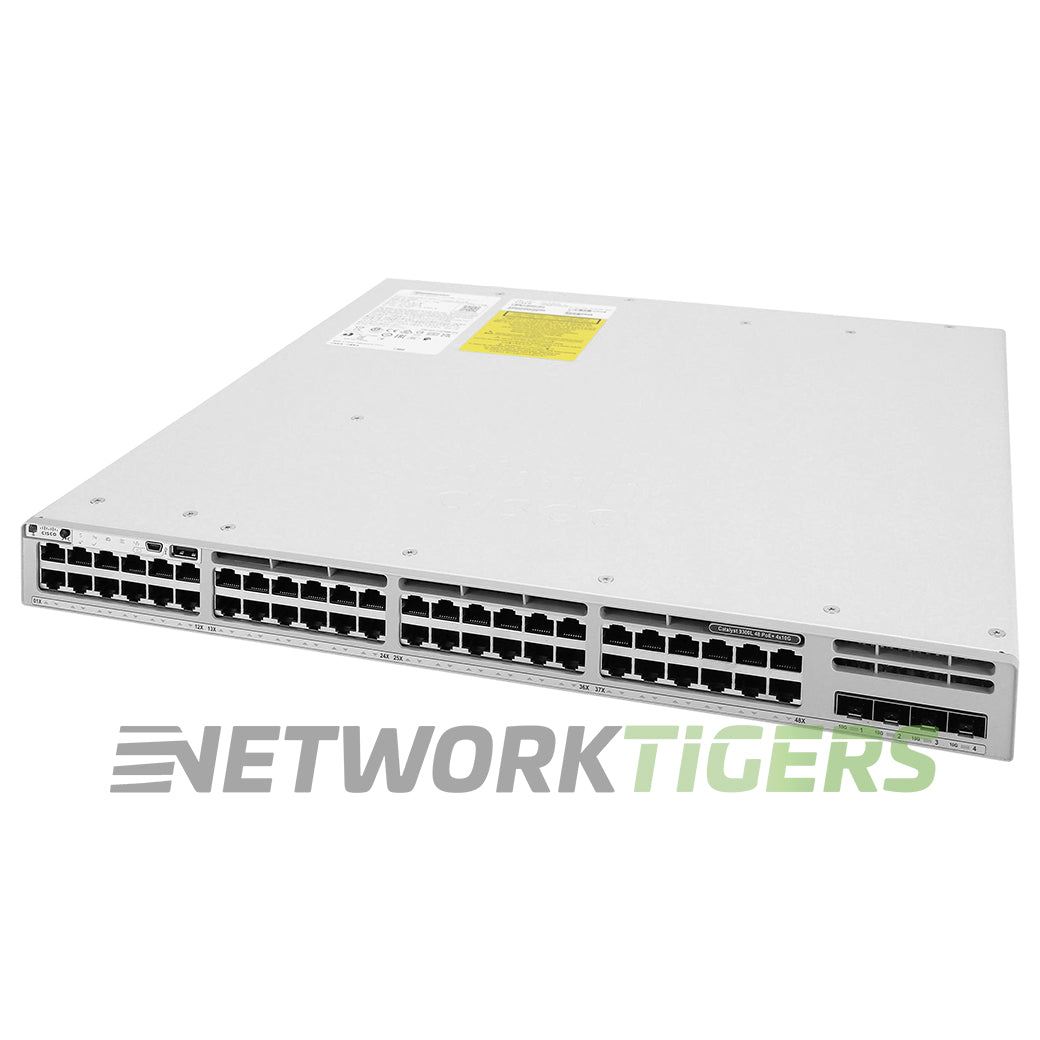 Cisco C9300L-48P-4G-A Catalyst 9300L 48x 1GB PoE+ RJ45 4x 1GB SFP Switch