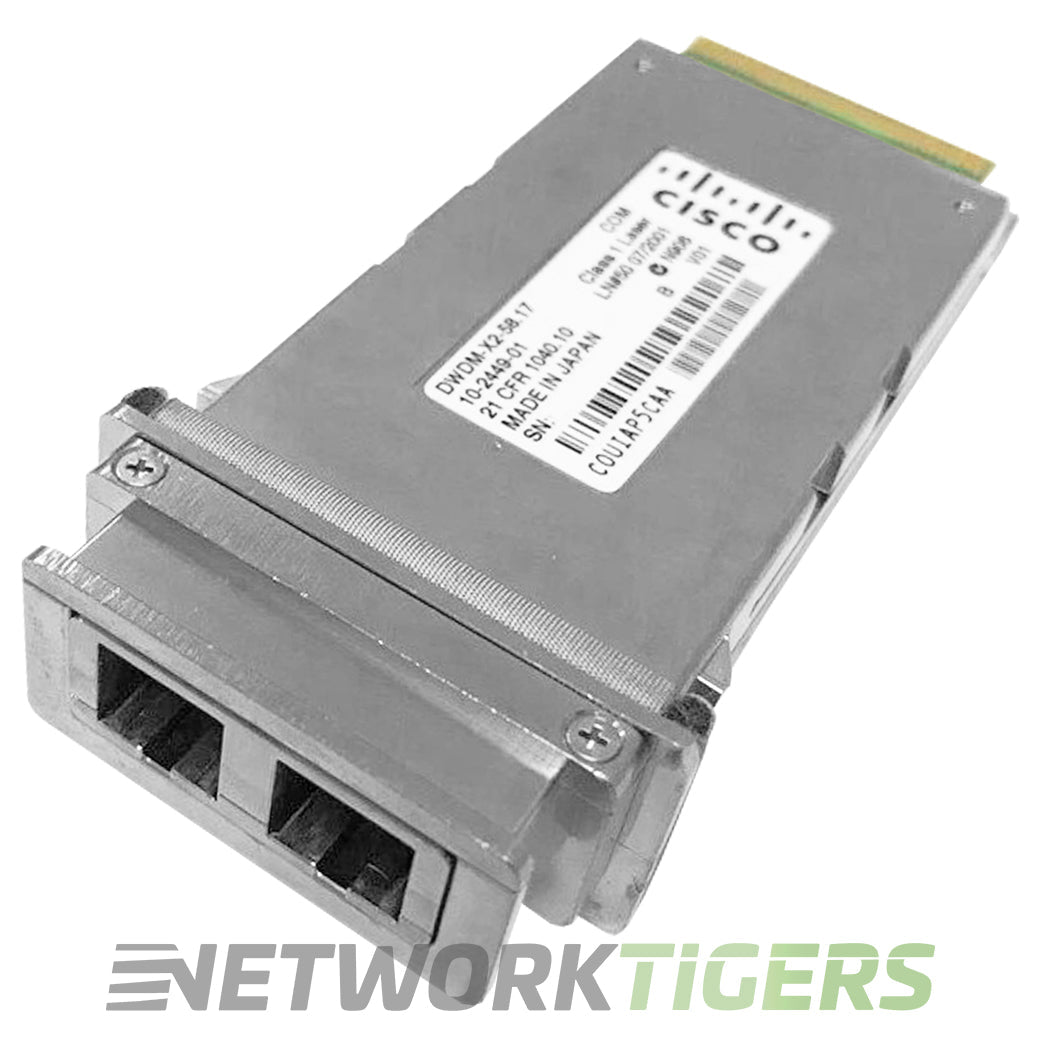 Cisco DWDM-X2-58.17 10GB BASE-DWDM 1558.17nm 80km DOM SMF X2 Transceiver