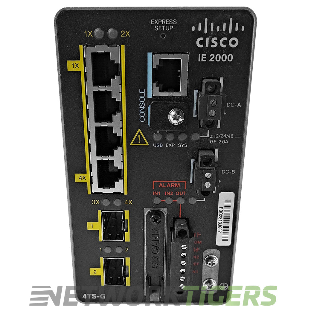 NEW Cisco IE-2000-4TS-G-L IE 2000 4x FE RJ45 2x 1GB SFP Switch