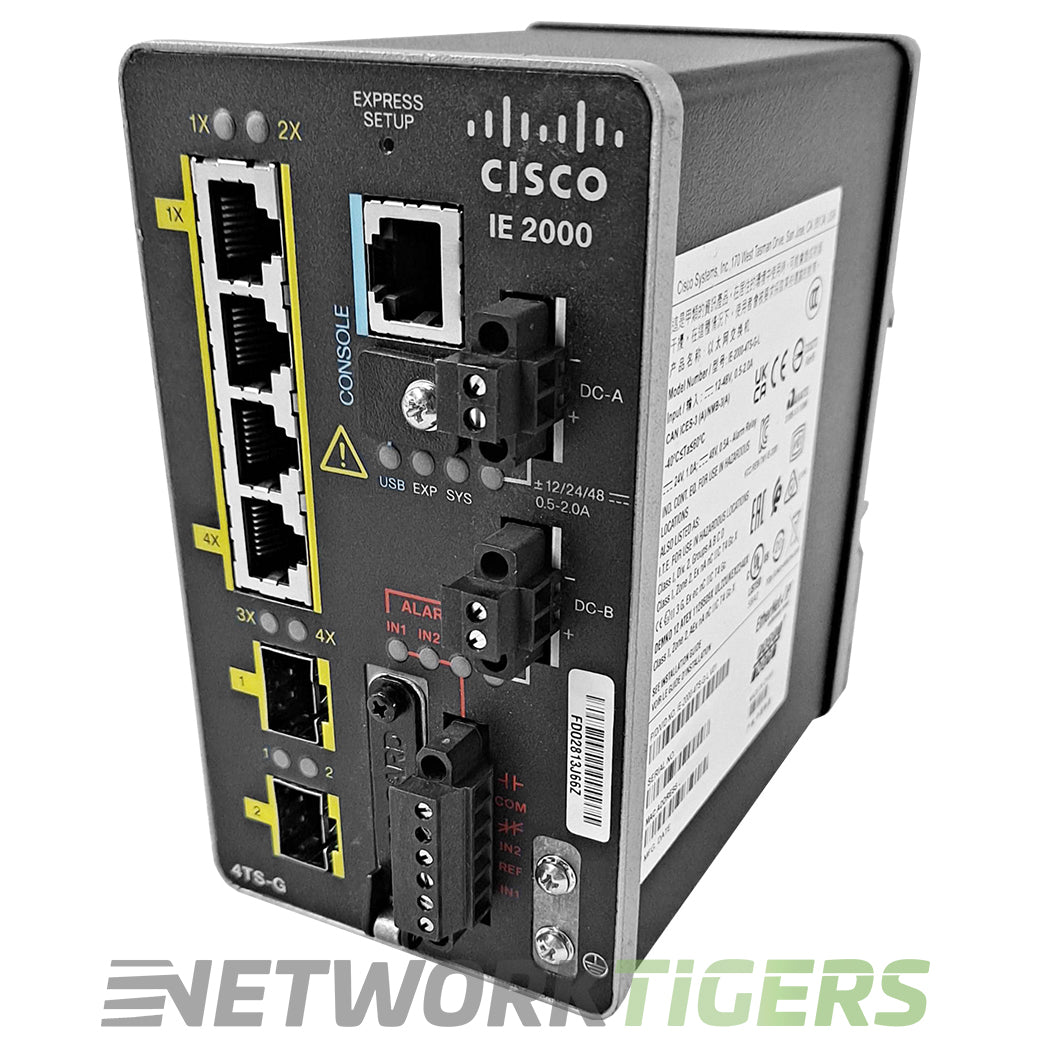 NEW Cisco IE-2000-4TS-G-L IE 2000 4x FE RJ45 2x 1GB SFP Switch