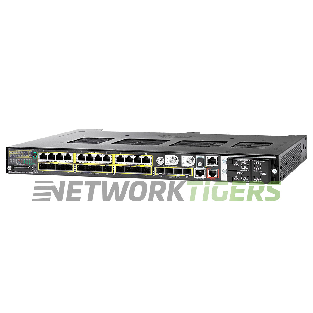 Cisco IE-5000-12S12P-10G 12x 1GB RJ45 12x 1GB SFP 4x 10GB SFP+ Switch