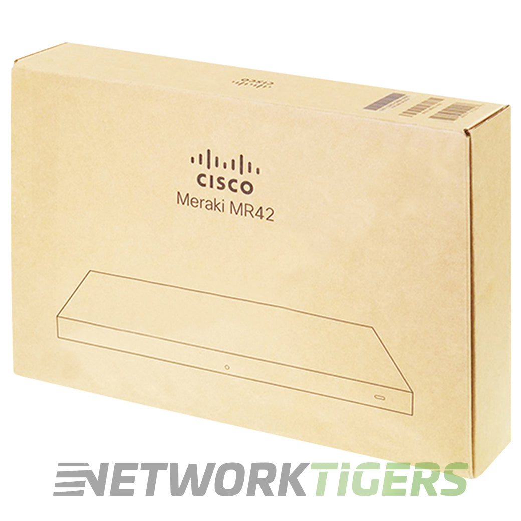 NEW Cisco Meraki MR42-HW Wi-Fi 5 802.11ac Internal Ant Unclaimed WAP w/ Mounts