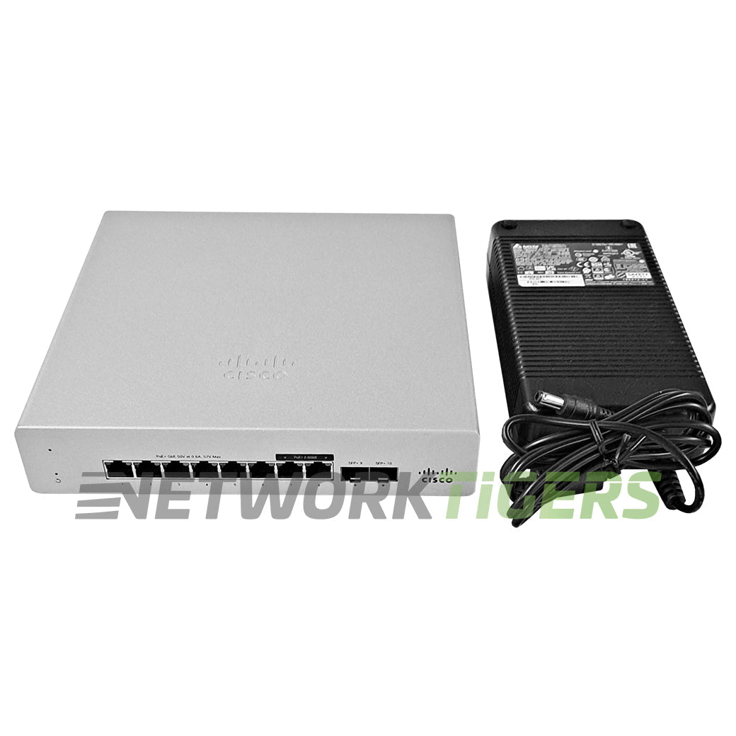 Cisco Meraki MS130-8X-HW 6x MultiGB PoE++ RJ45 2x 10GB SFP+ Unclaimed Switch