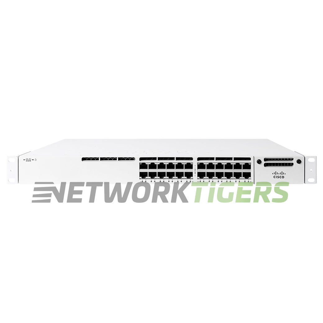 Cisco Meraki MS390-24-HW 24x 1GB RJ-45 1x Expansion Module Slot Unclaimed Switch