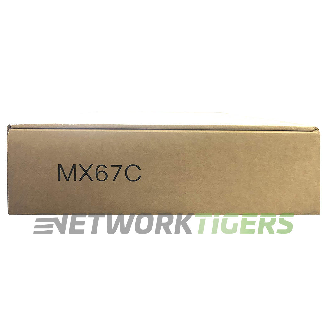 NEW Cisco Meraki MX67C-HW-NA 450 Mbps 5x RJ45 Unclaimed Firewall w/Adapter