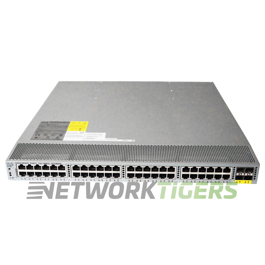 NEW Cisco N2K-C2248TF-1GE 48x 1GB RJ45 4x 10GB SFP+ B-F Air Fabric Extender