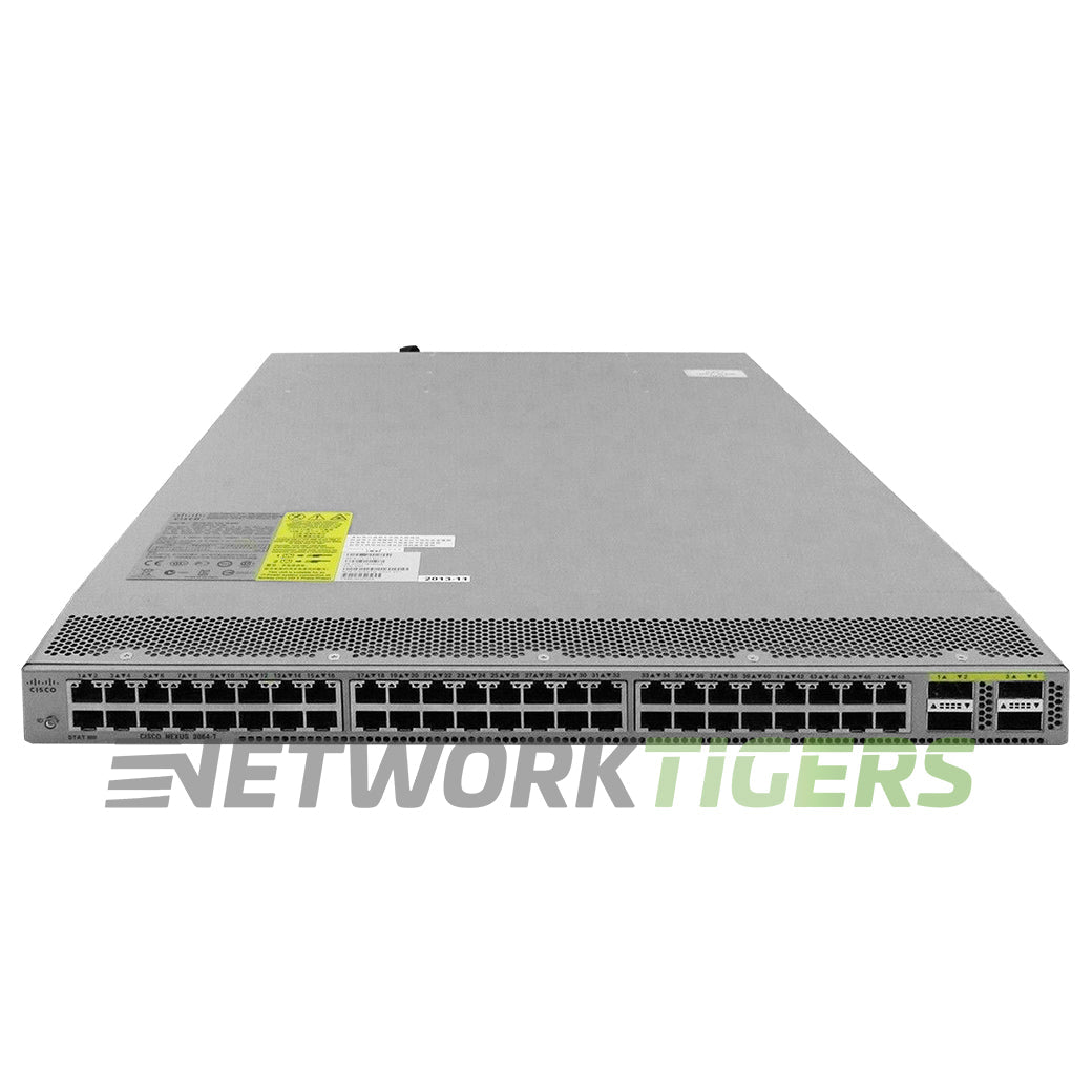 NEW Cisco N3K-C3064TQ-10GT 48x 10GB Copper 4x 40GB QSFP+ F-B Airflow Switch