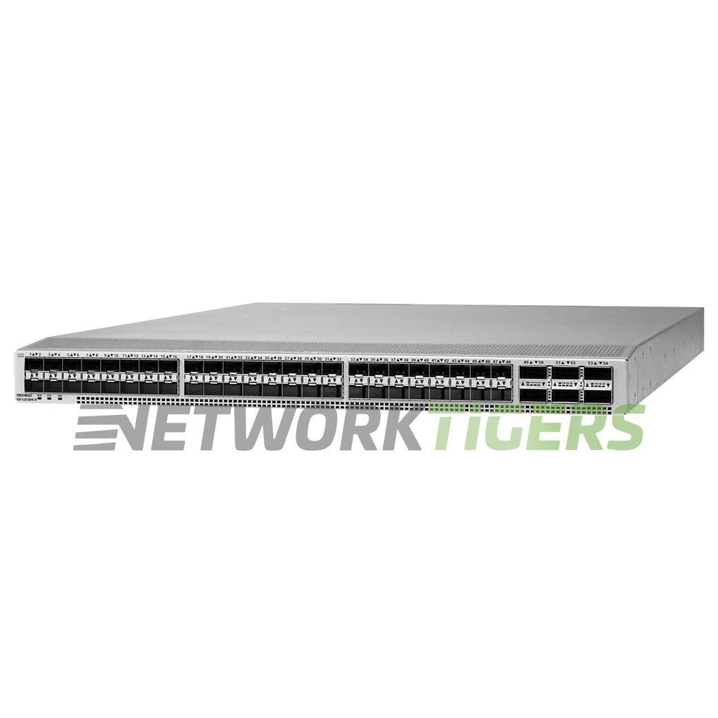Cisco N3K-C36180YC-R 48x 25GB SFP+ 6x 100GB QSFP28 B-F Airflow (DC) Switch