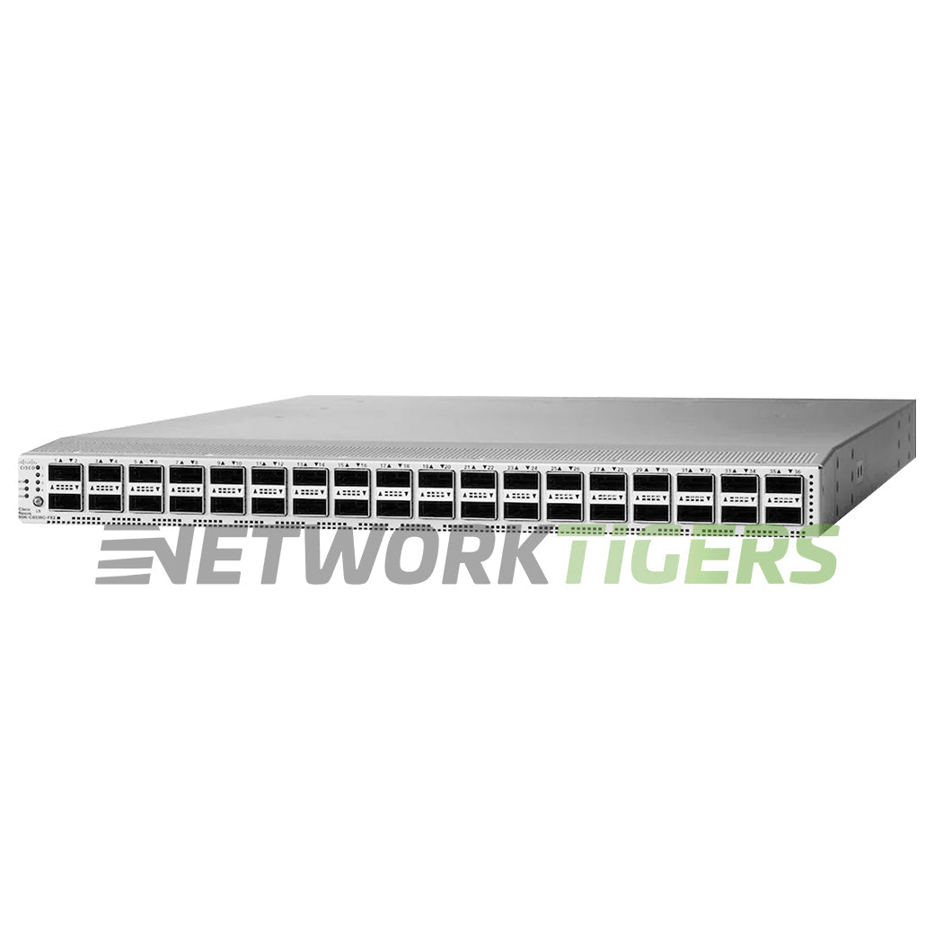 Cisco N9K-C9336C-FX2 Nexus 9300-FX 32x 100GB QSFP28 Back-to-Front Airflow Switch