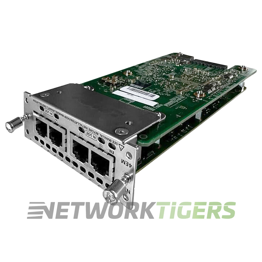 Cisco NIM-4E/M ISR 4000 Series 4x E/M Router Network Interface Module