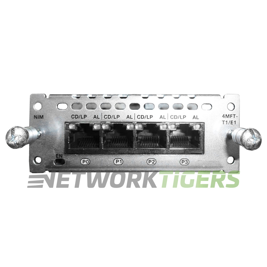 NEW Cisco NIM-4MFT-T1/E1 ISR 4000 Series 4x T1/E1 Router Module