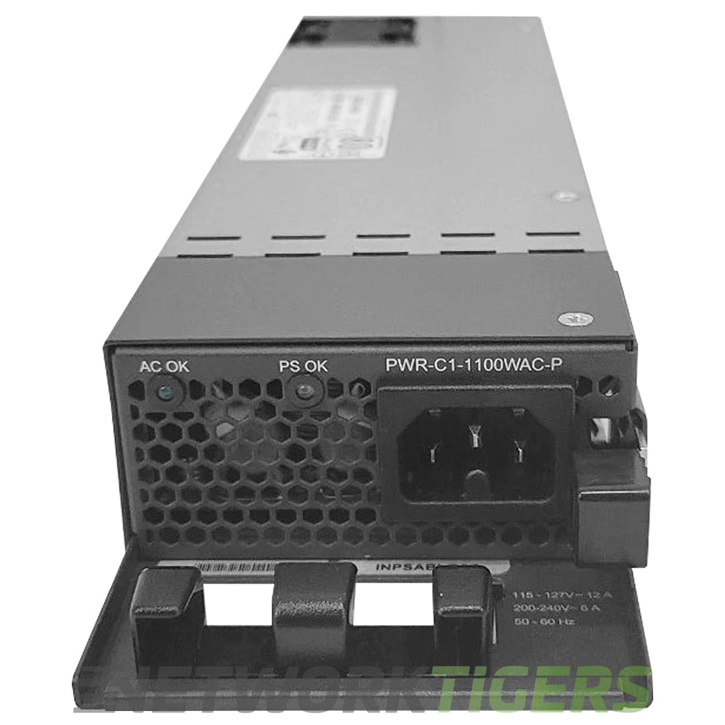 Cisco Meraki PWR-C1-1100WAC-P-M Catalyst 9300 1100W AC P-Rated Power Supply