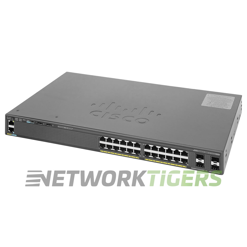 Cisco WS-C2960X-24TS-L Catalyst 2960X Series 24x 1GB RJ45 4x 1GB SFP Switch