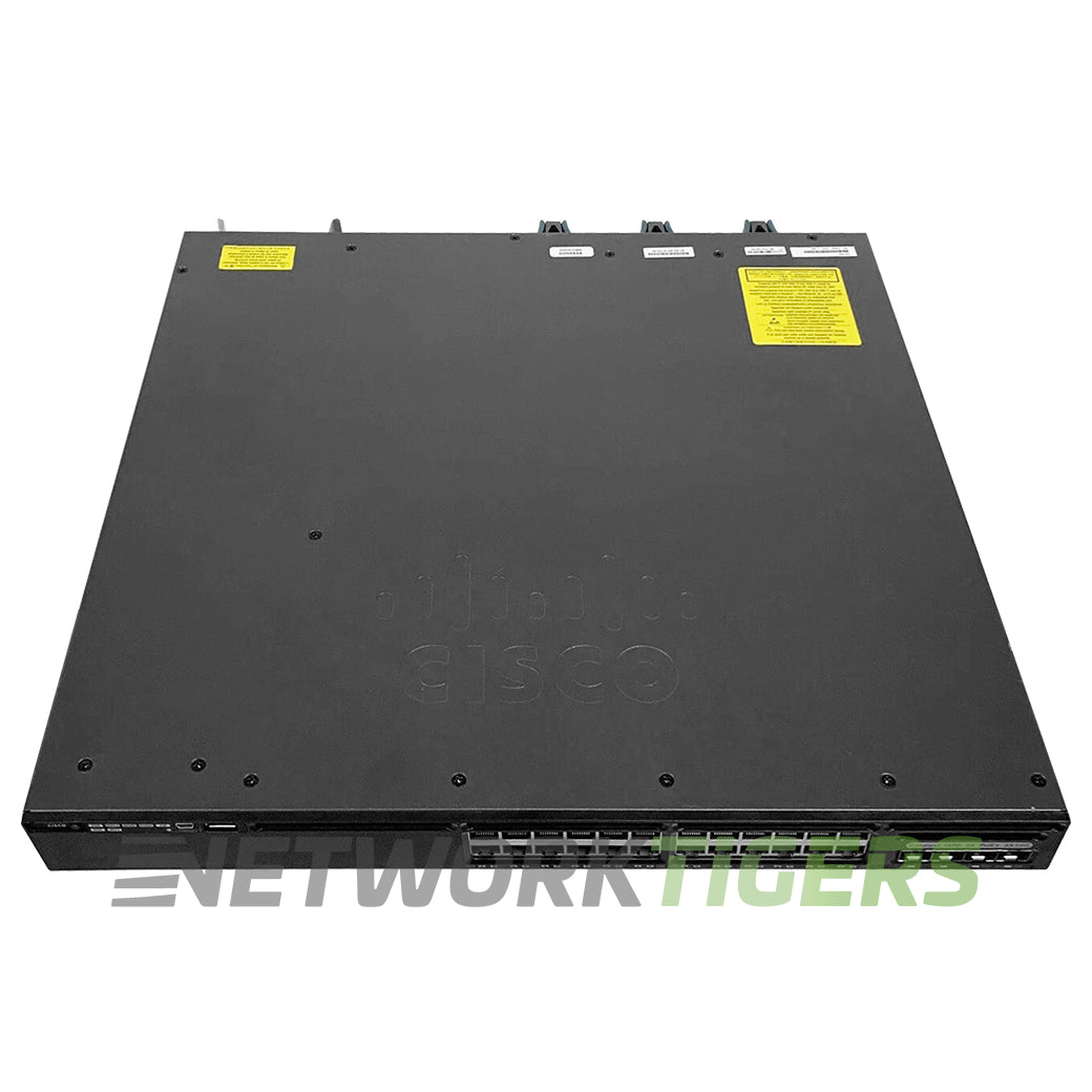 NEW Cisco WS-C3650-24PS-S 24x 1GB PoE+ RJ-45 4x 1GB SFP Switch