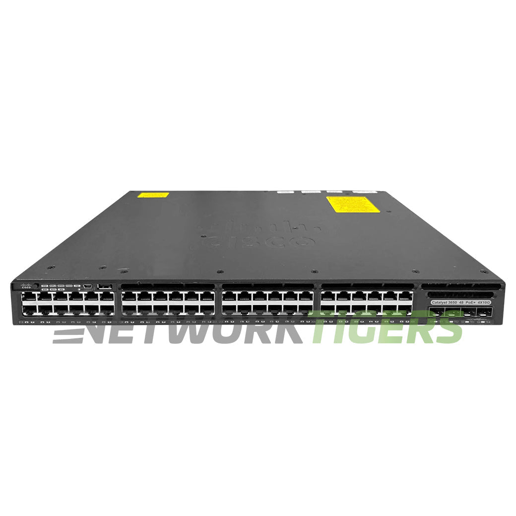 NEW Cisco WS-C3650-48FQM-L 48x 1GB PoE+ RJ45 4x 10GB SFP+ Switch