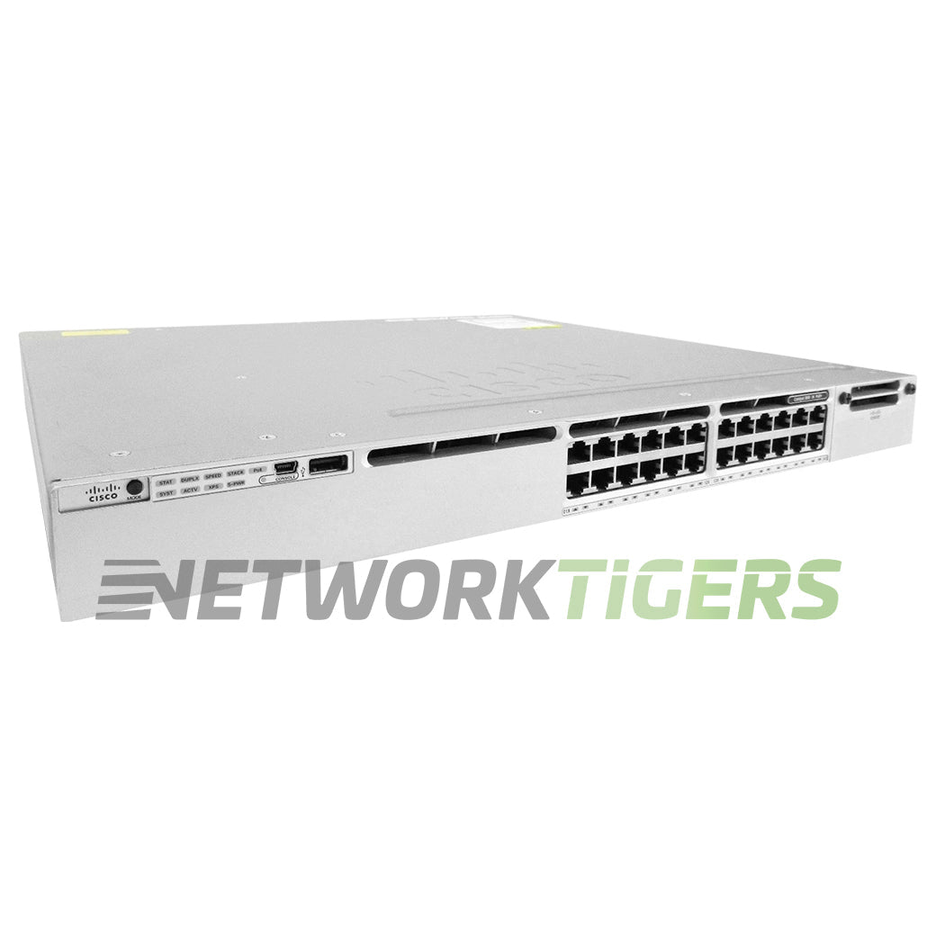 NEW Cisco WS-C3850-24P-L 24x 1GB PoE+ RJ-45 1x Free Module Slot Switch