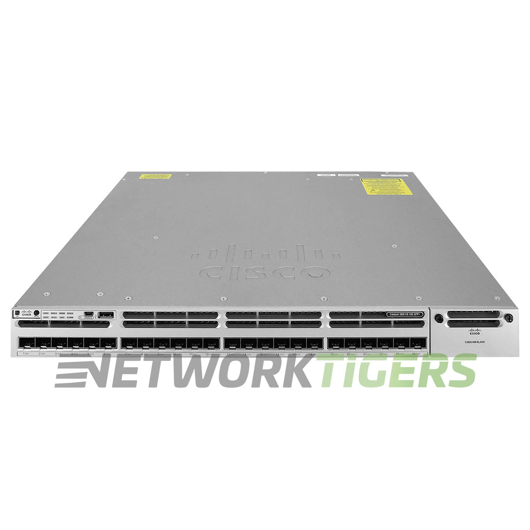 Cisco WS-C3850-24S-S Catalyst 3850 24x 1GB SFP 1x Expansion Module Slot Switch