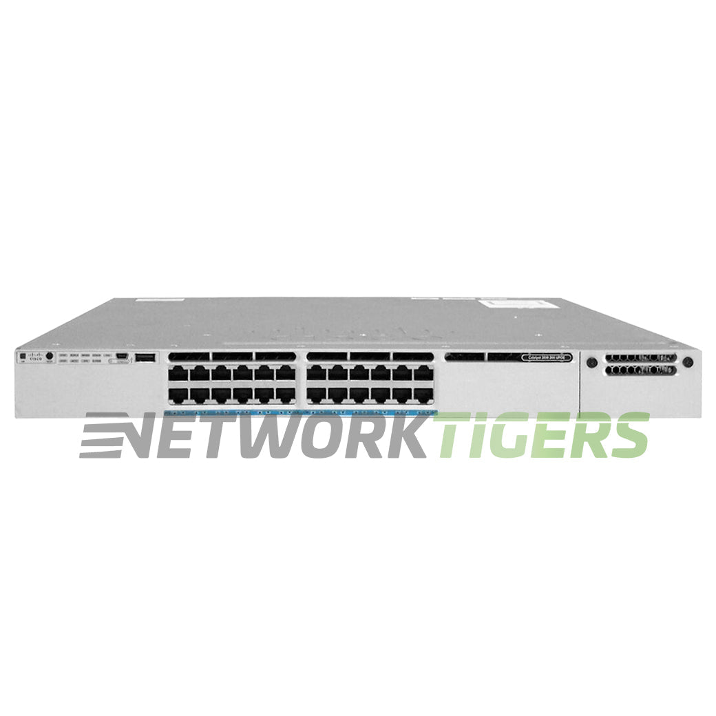 NEW Cisco WS-C3850-24XU-L 24x MultiGB UPoE RJ45 1x Module Slot Switch