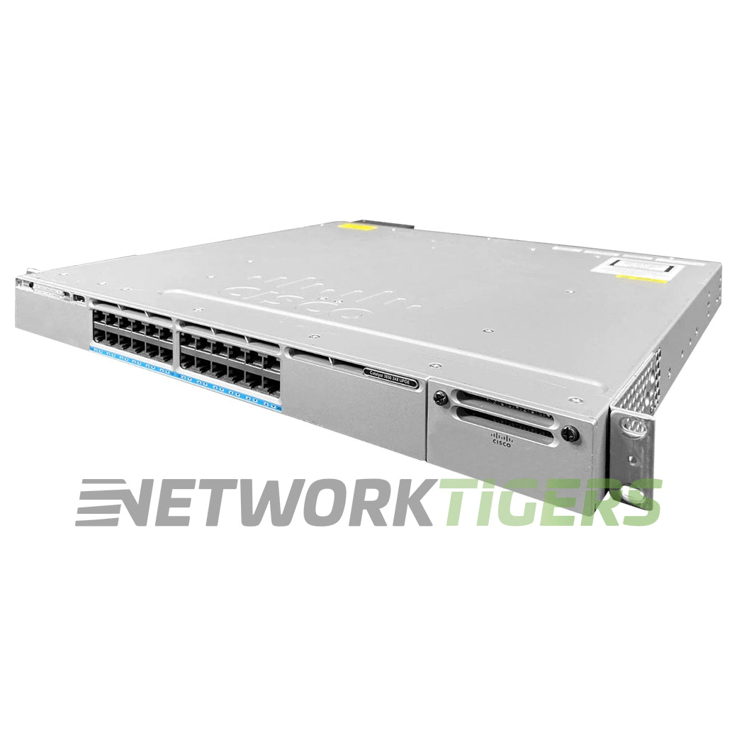 Cisco WS-C3850-24XU-S 24x MultiGB UPoE RJ45 1x Module Slot Switch