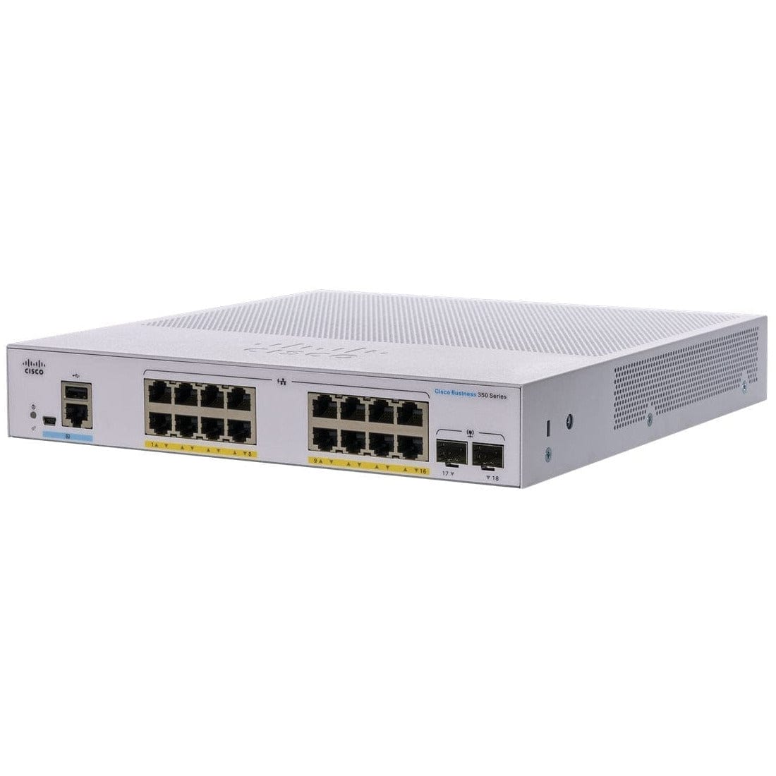 Cisco C1000 16x 10/100/1000 Ethernet PoE+ ports and 240W PoE budget, 2x 1G SFP uplinks Switch - C1000-16FP-2G-L New
