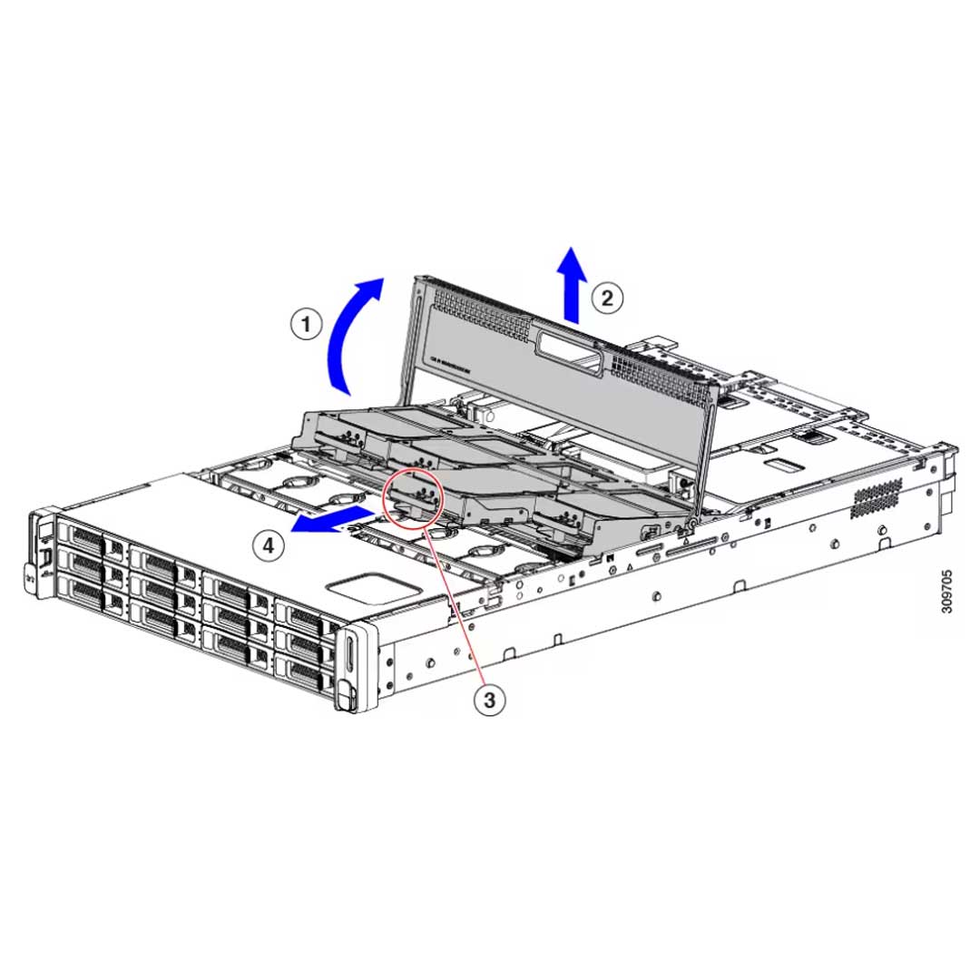 Cisco Ucs C240 M6 12 Lff Chassis Rack Server | UCSC-C240-M6L