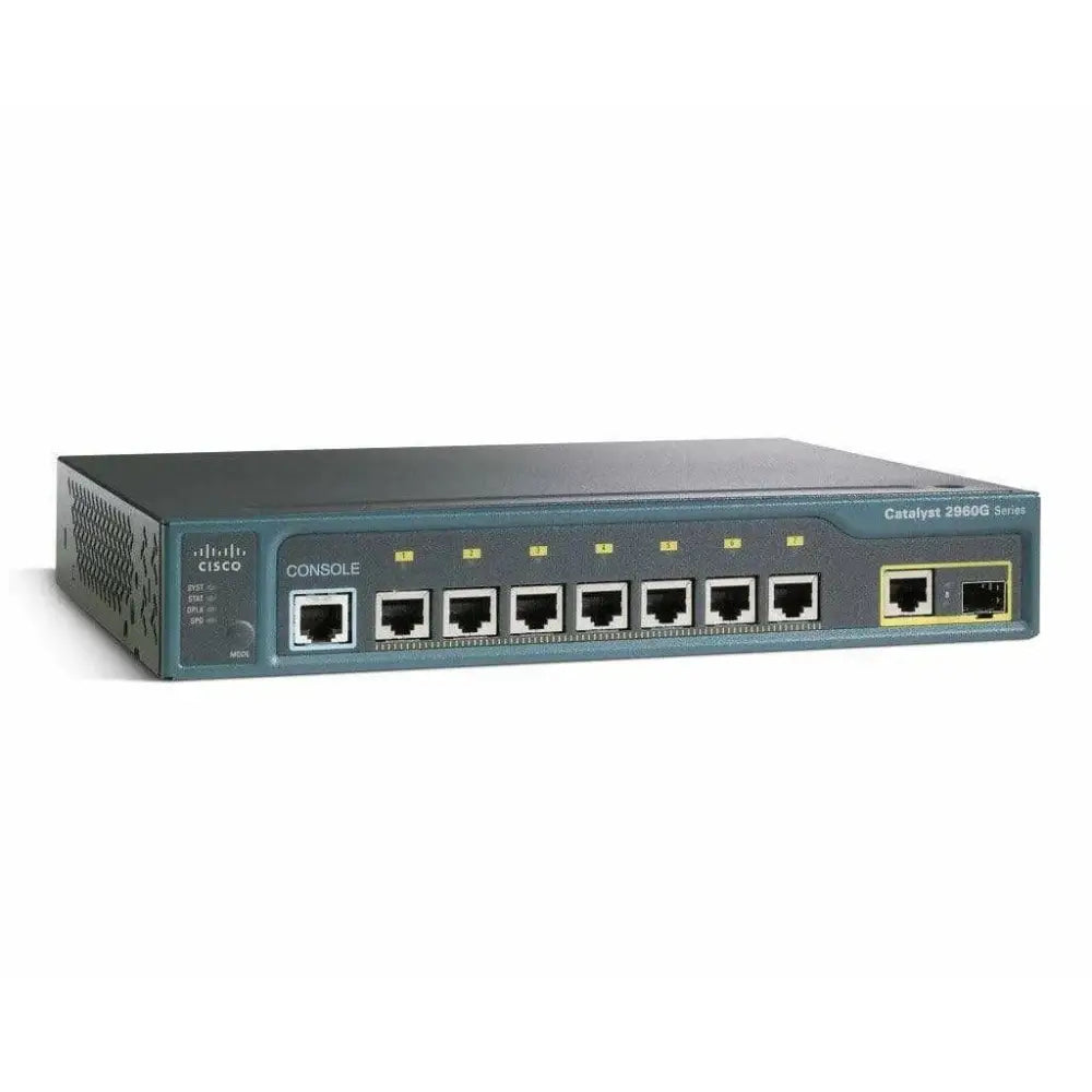 Cisco Catalyst 2960G-8TC-L 8-Port Gigabit Ethernet Managed Switch WS-C2960G-8TC-L - Refurbished