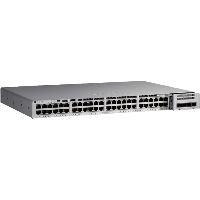 C9200-48PB-A - Cisco Catalyst 9200 Series Switch with 48-port Gigabit Ethernet and PoE+, enhanced VRF, Network Advantage license