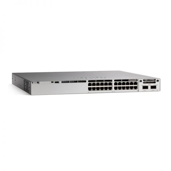 C9300-24P-A - Cisco Catalyst 9300 24-port switch with 1GE copper, modular uplinks, PoE+, Network Advantage