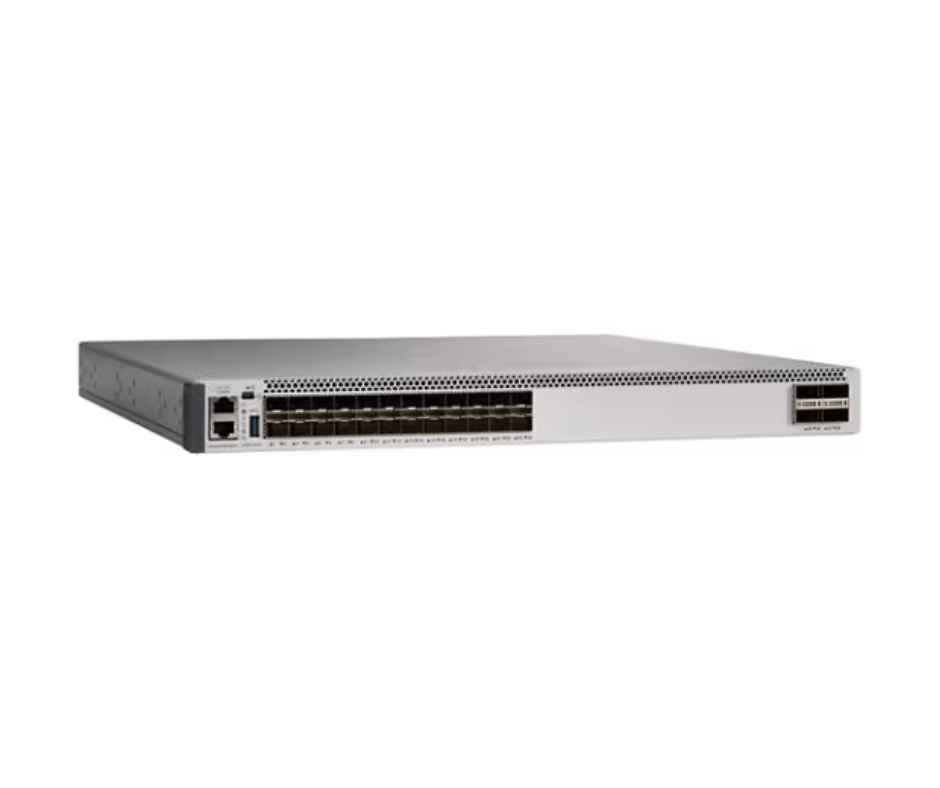 C9500-24Y4C-E - Cisco Catalyst 9500 Series Switch with 24x 1/10/25-Gigabit downlinks, Fixed 4x 40/100-Gigabit uplinks, Network Essentials Licensing