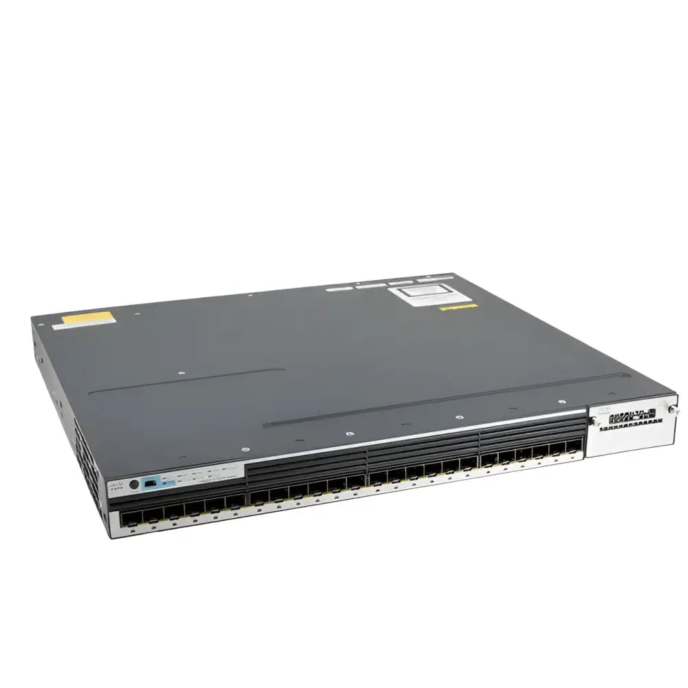 Cisco Catalyst 3750X 24-Port GE SFP Layer 3 Switch WS-C3750X-24S-S IP Base - Refurbished