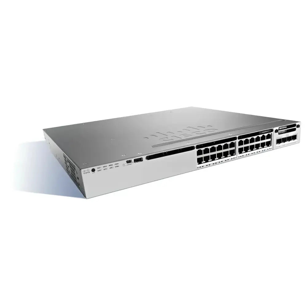 Cisco Catalyst 3850 24-Port Gigabit Managed Switch WS-C3850-24T-L LAN Base - Refurbished