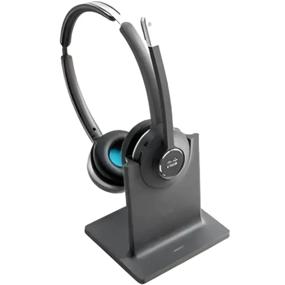Cisco Headset 562 Wireless Dual On-Ear DECT with Standard Base CP-HS-WL-562-S-US= - New