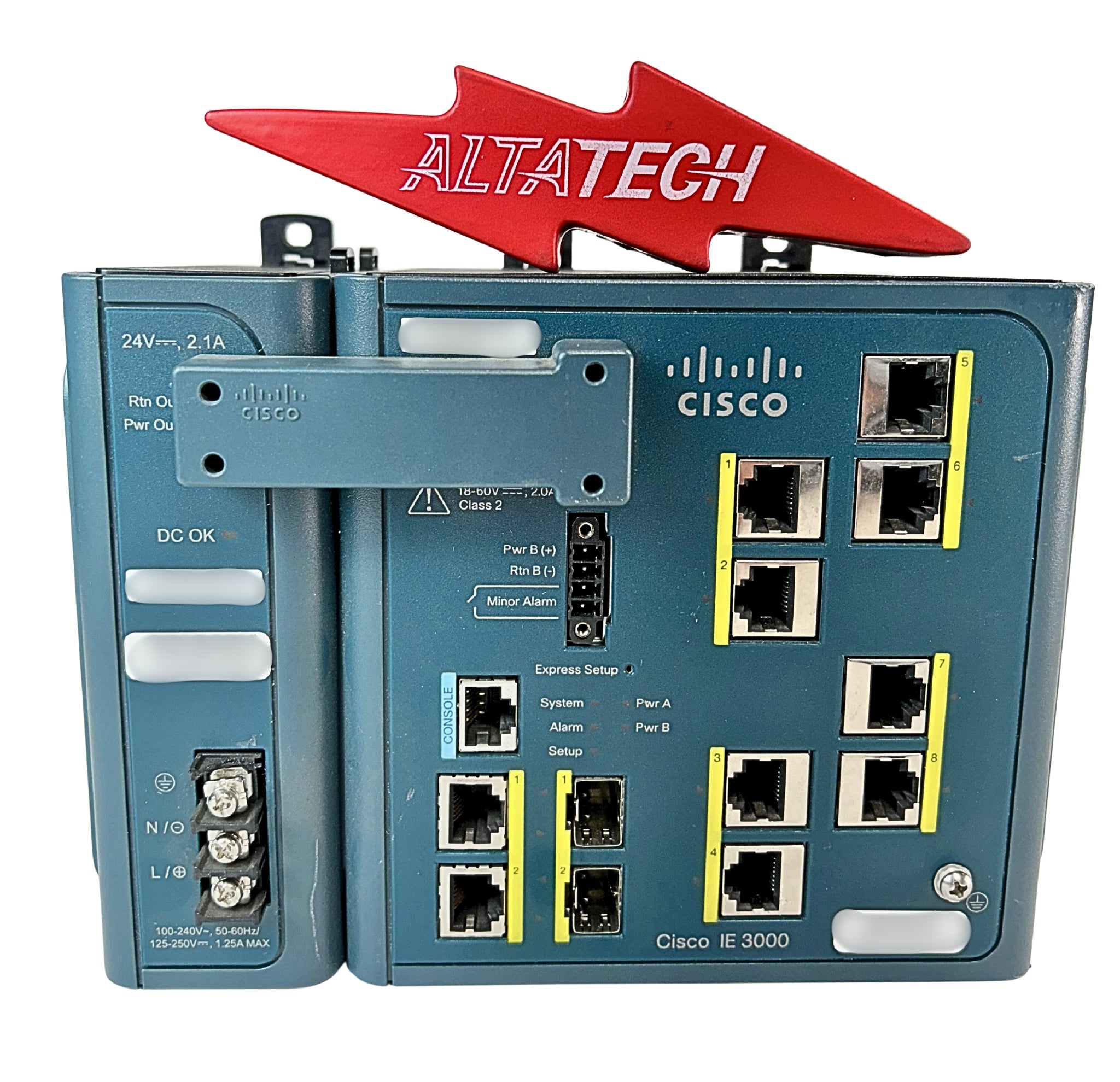 Cisco IE-3000-8TC Industrial Ethernet switch 8 X 10/100 + 2 1000/SFP