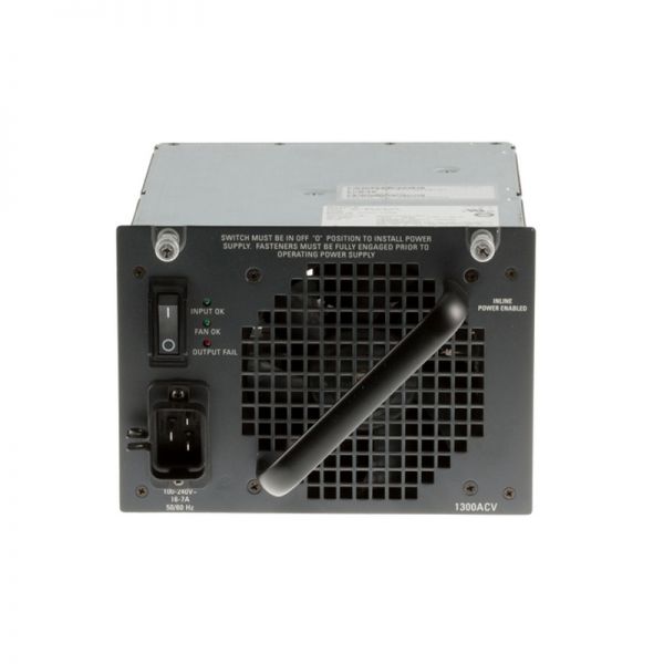 PWR-C45-1300ACV, Cisco Catalyst 4500 Power Supply, 1300W AC, Data & PoE, AC input