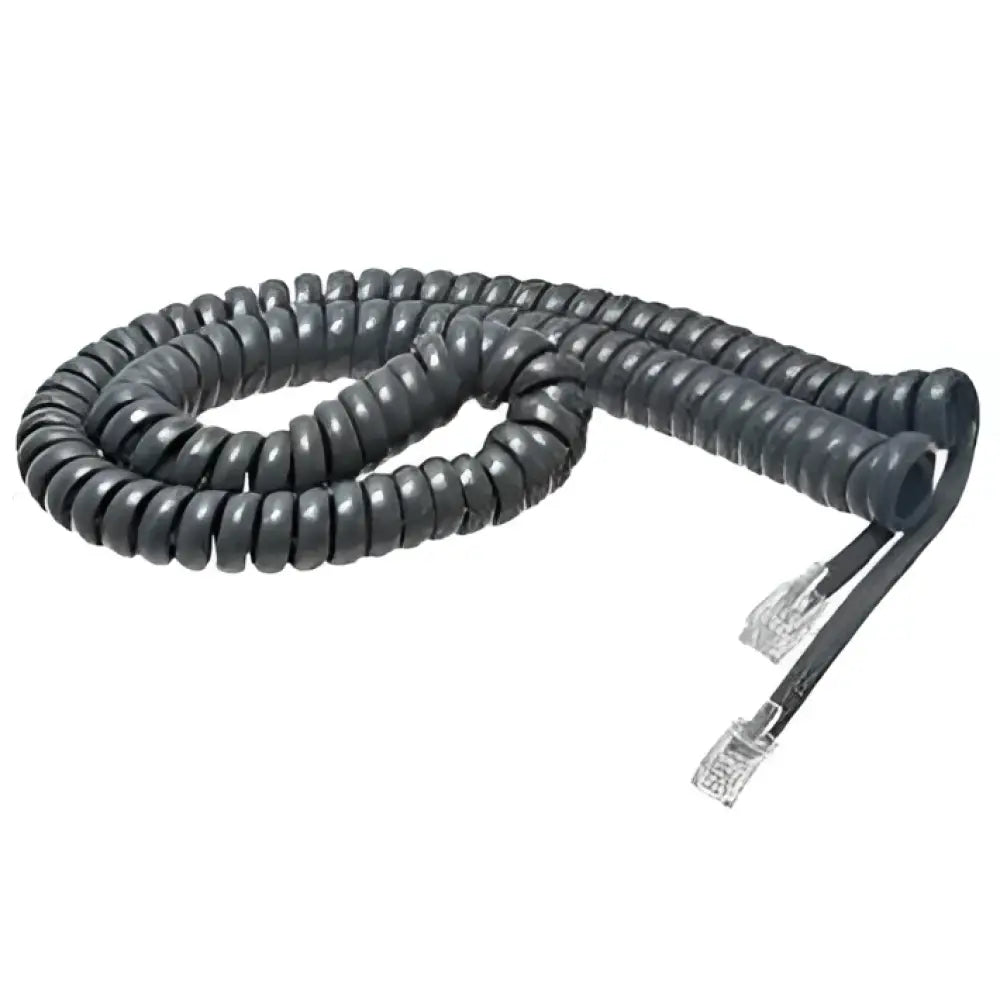 Cisco CP-CORD= Handset Curly Cord 12ft Grey RJ-9 for 7800 7900 8800 Series - New