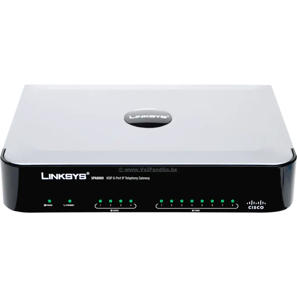 Cisco SPA8000 8-Port FXS IP Telephony Gateway VoIP ATA SPA8000-G1 - Refurbished