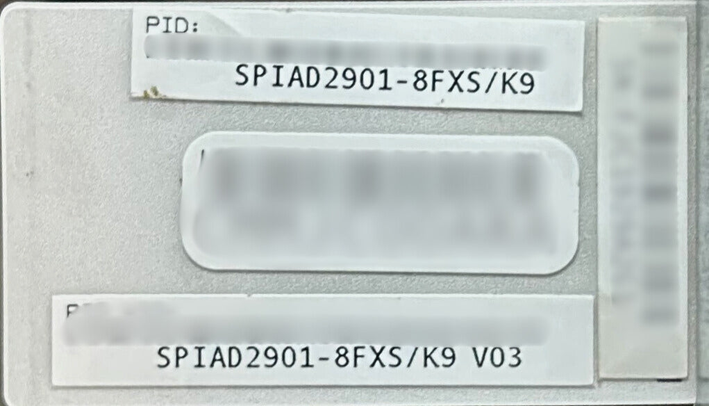 Cisco SPIAD2901-8FXS/K9 Rack Mountable Gigabit Voice Router