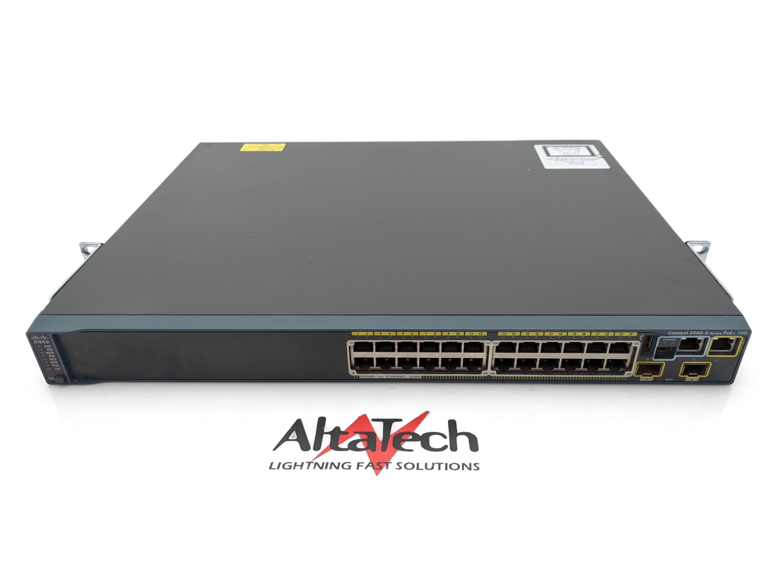 Cisco WS-C2960S-24PD-L Catalyst 2960-S 24x 1Gbps PoE+ Ethernet Switch