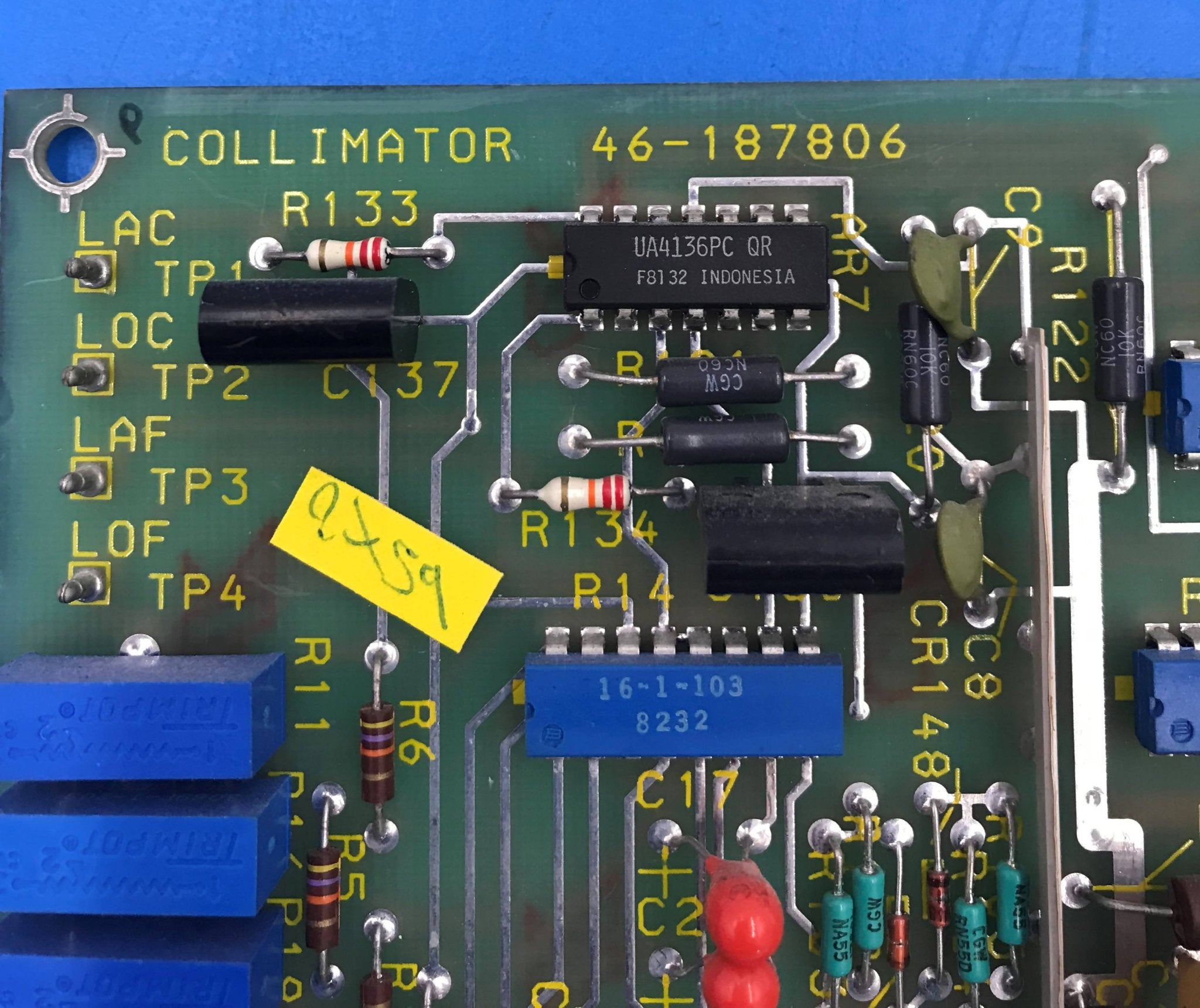 Collimator PCB (46-187806 G1 C GE Advantx