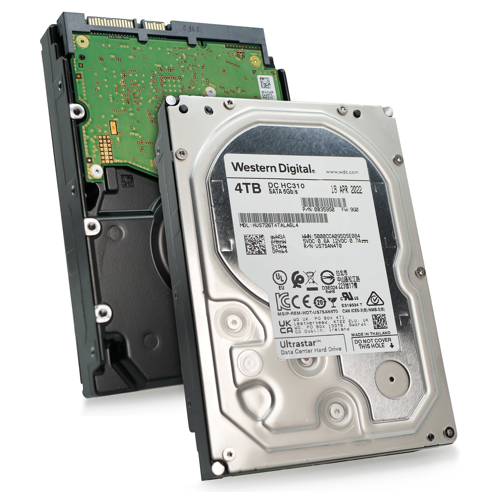 Western Digital Ultrastar DC HC310 HUS726T4TALA6L4 0B35950 4TB 7.2K RPM SATA 6Gb/s 512n 256MB 3.5" SE Hard Drive