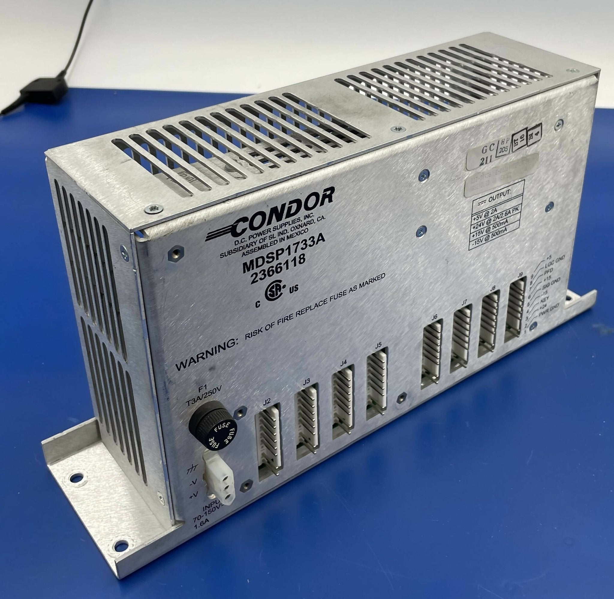 GE MDSP1733A - Condor DC Power Supply for AMX4 X-Ray Connectors | Alo Tech Solutions