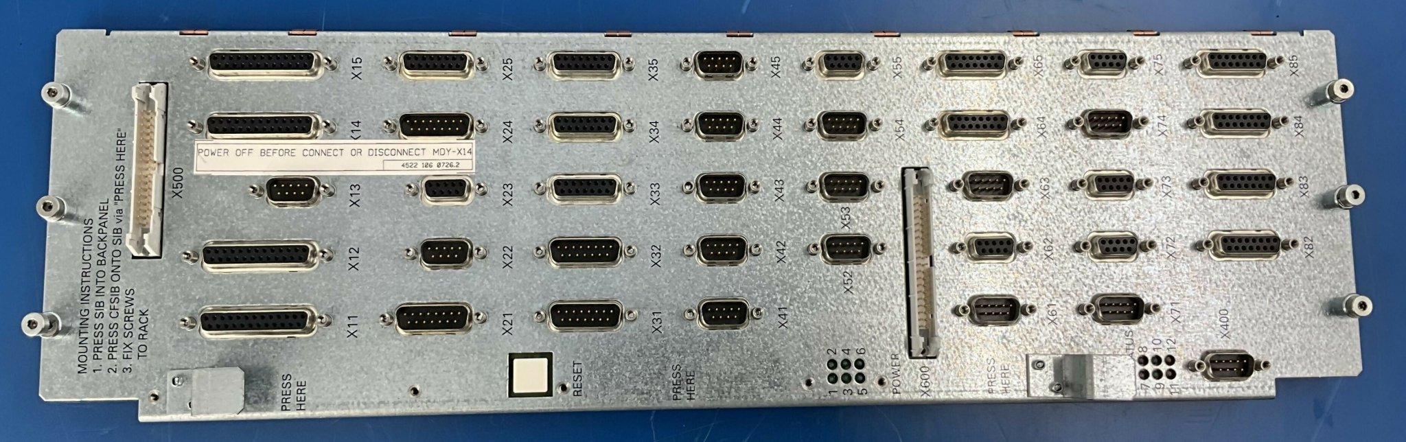CONNECTOR I/F BOARD (452210607262/45221670381/452216609844) PHILIPS