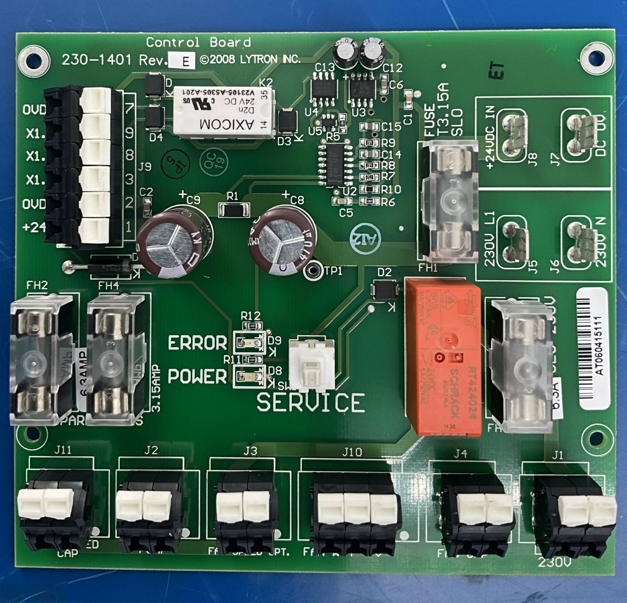 CONTROL BOARD (230-1401 REV E PHILIPS