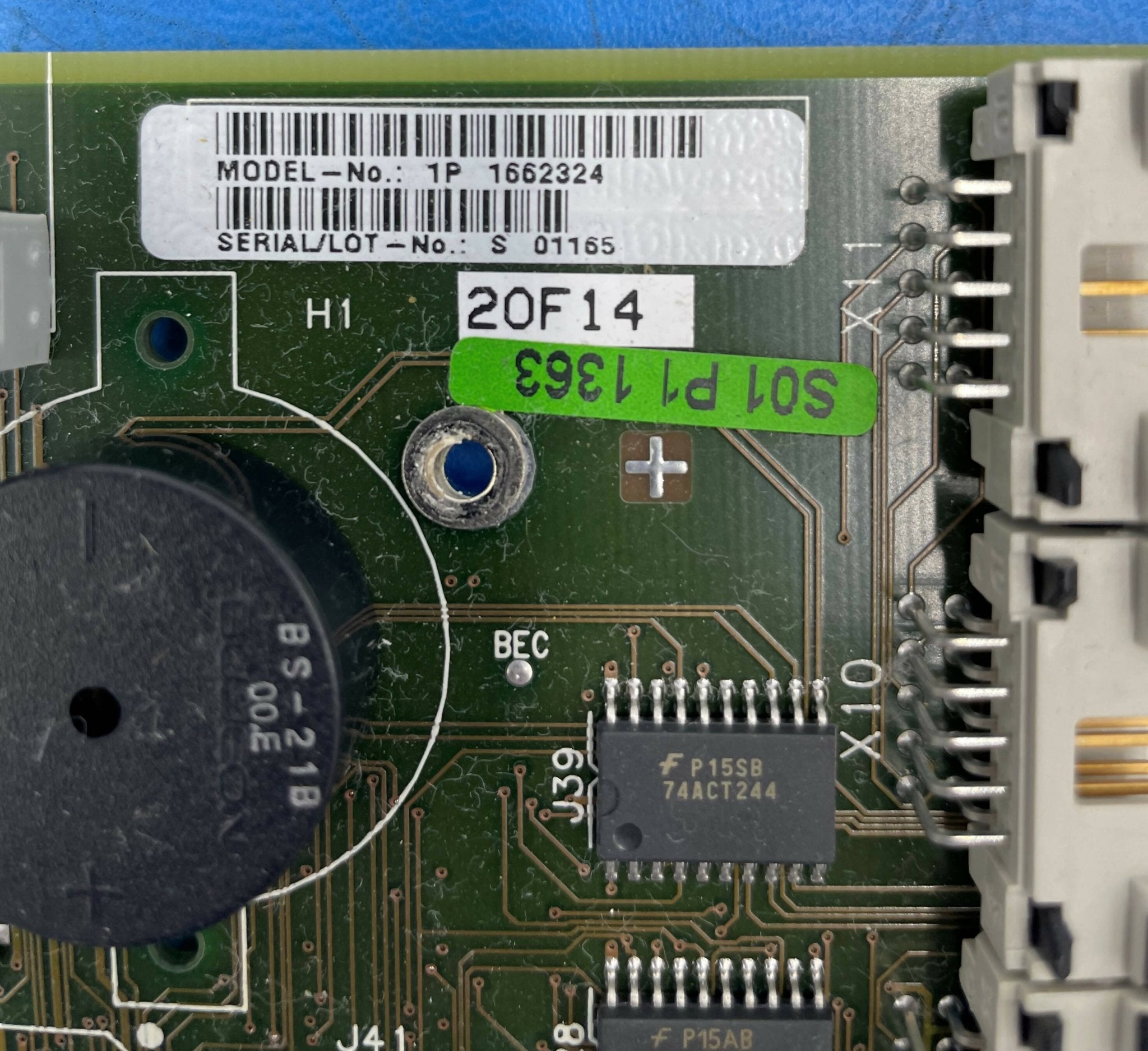 CONTROL CPU ESD D104 (1662324/01662324/1P1662324 SIEMENS